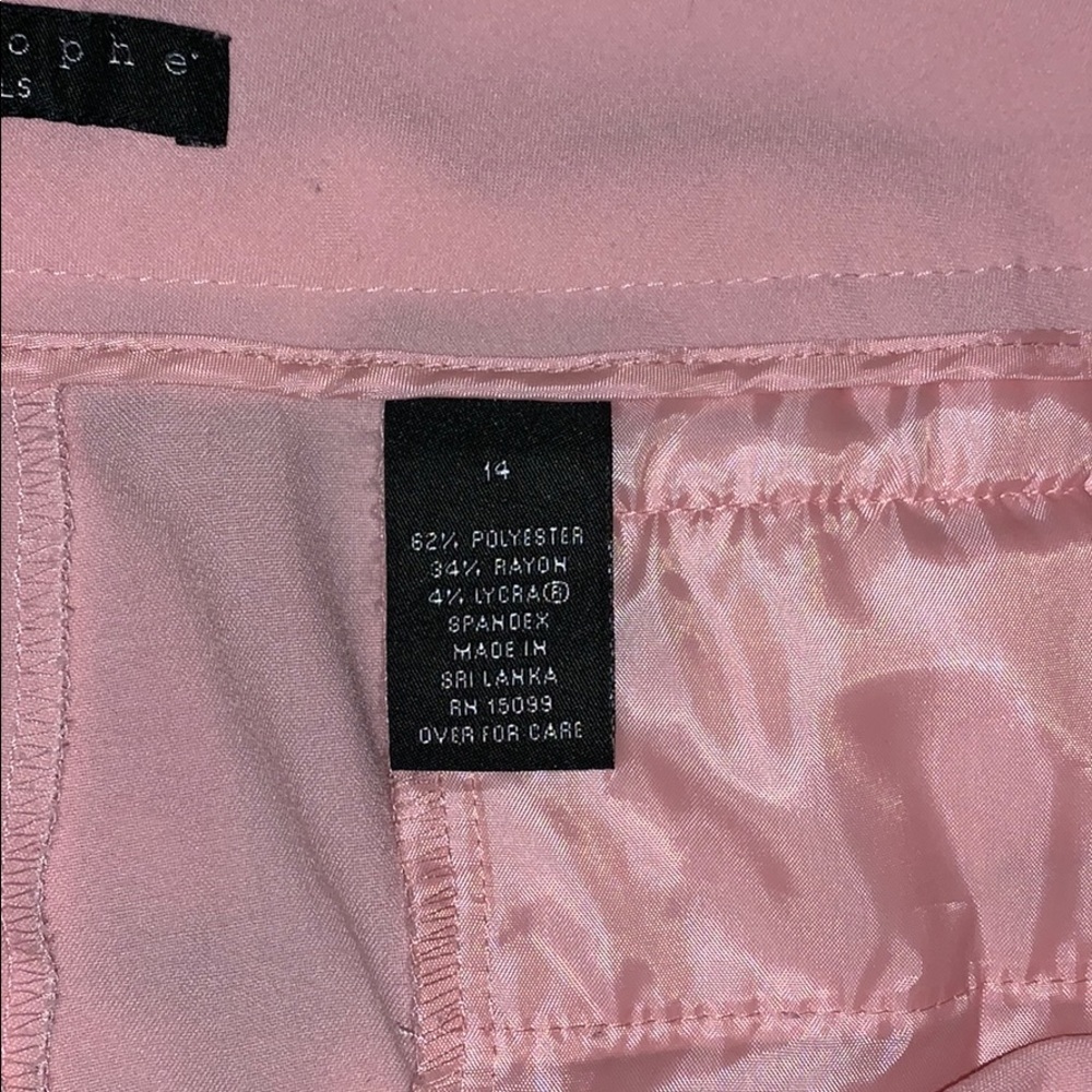 Apostrophe Essentials Pink Slacks - image 4